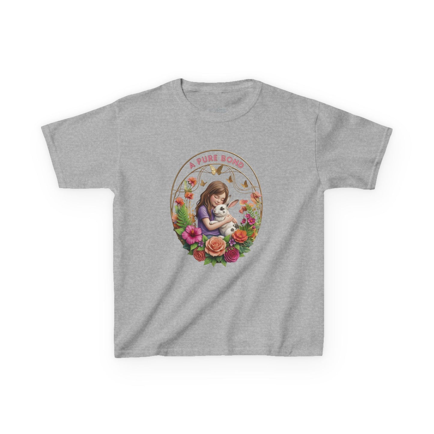 Kids Tee — "A Pure Bond" Mother and Child Floral Illustration