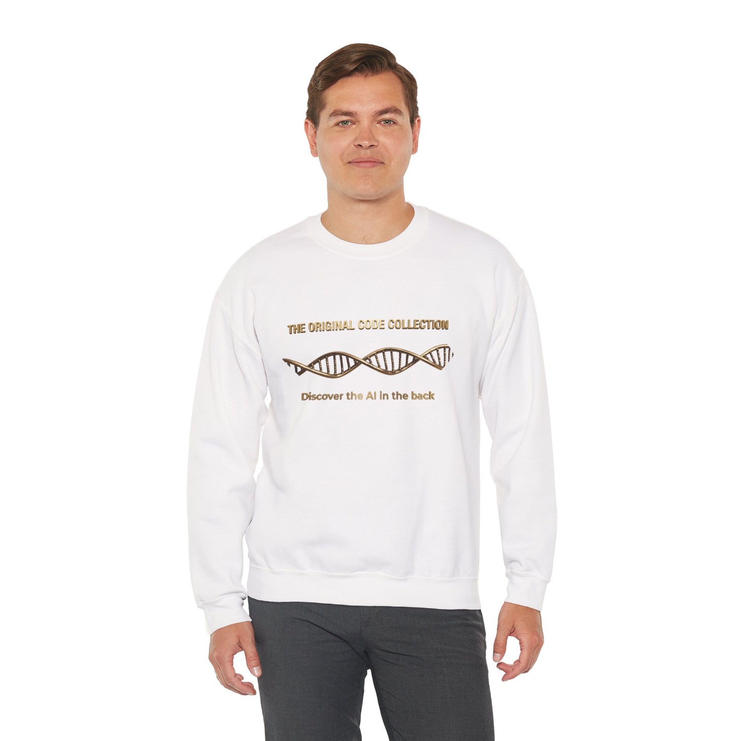 The Mind. AI Intelligence Graphic Sweatshirt — 'The Original Code Collection: Discover the AI in the Back'