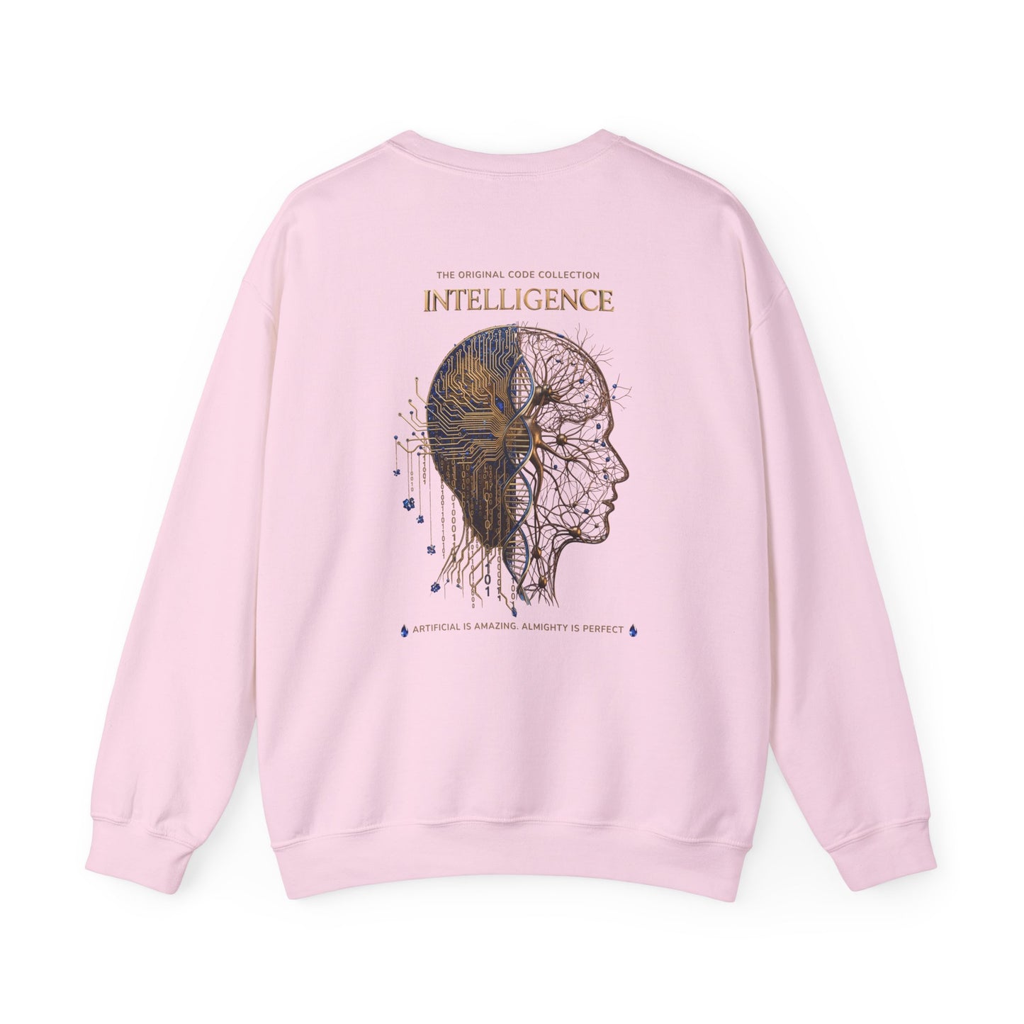 The Mind. AI Intelligence Graphic Sweatshirt — 'The Original Code Collection: Discover the AI in the Back'