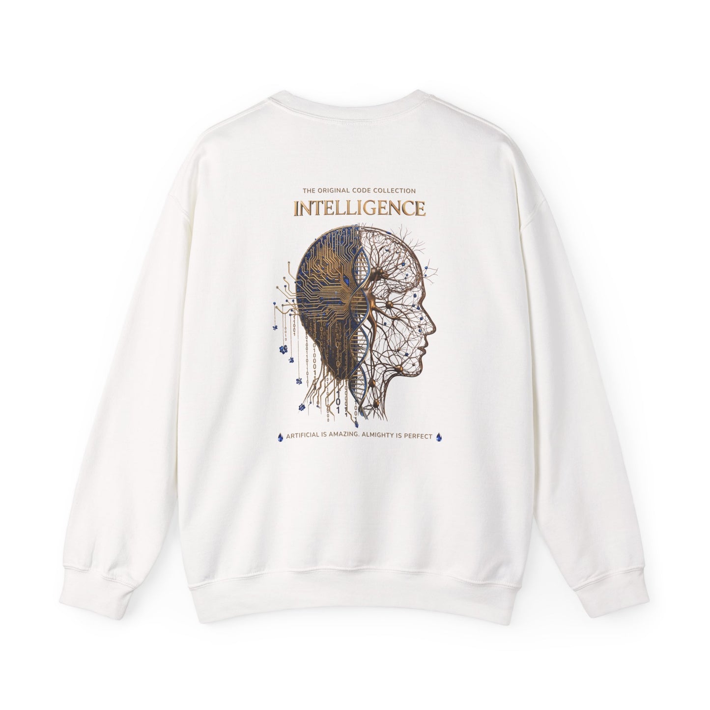 The Mind. AI Intelligence Graphic Sweatshirt — 'The Original Code Collection: Discover the AI in the Back'