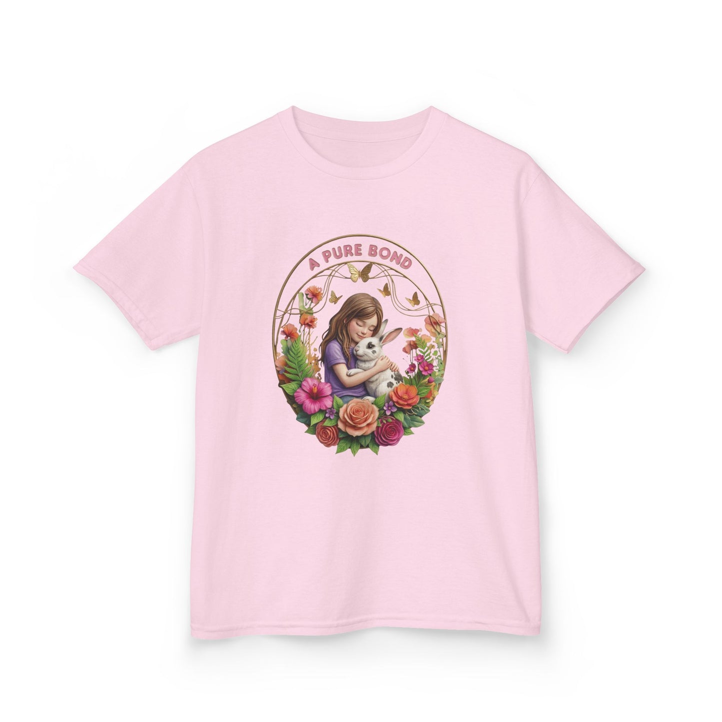 Kids Tee — "A Pure Bond" Mother and Child Floral Illustration