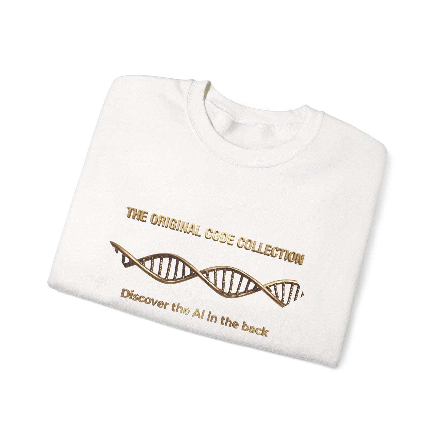 The Mind. AI Intelligence Graphic Sweatshirt — 'The Original Code Collection: Discover the AI in the Back'