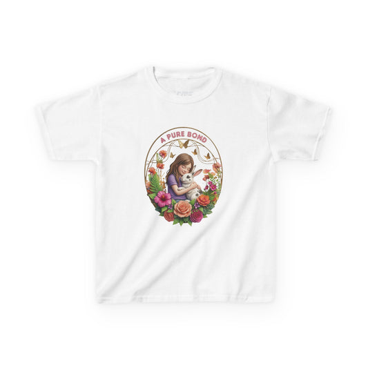 Kids Tee — "A Pure Bond" Mother and Child Floral Illustration